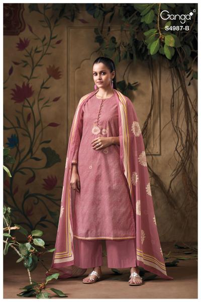 Ganga meliora 4987 wholesale dress material surat online
